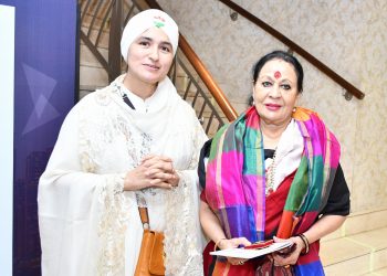 Aashmeen Munjaal with Sonal Mansingh