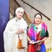Aashmeen Munjaal with Sonal Mansingh